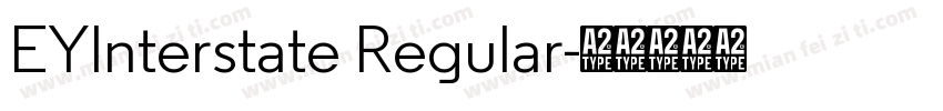 EYlnterstate Regular字体转换
